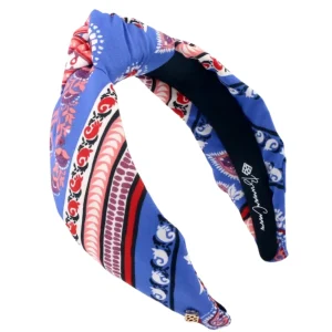 Adult Size Blue Bandana Knotted Headband-Brianna Cannon Discount