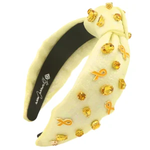 Adult Size Childhood Cancer Awareness Headband-Brianna Cannon Outlet