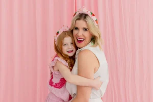 Adult Size Embroidered Strawberry Headband with Crystals & Beads-Brianna Cannon Discount