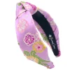 Adult Size Lavender Floral Silk Headband-Brianna Cannon Hot