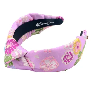 Adult Size Lavender Floral Silk Headband-Brianna Cannon Hot