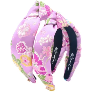 Adult Size Lavender Floral Silk Headband-Brianna Cannon Hot