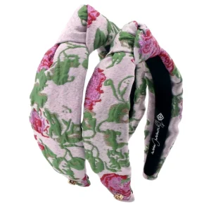 Adult Size Lavender Roses Brocade Headband-Brianna Cannon Clearance