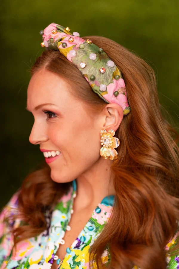 Adult Size Lotus and Lilly Pads Headband-Brianna Cannon Clearance