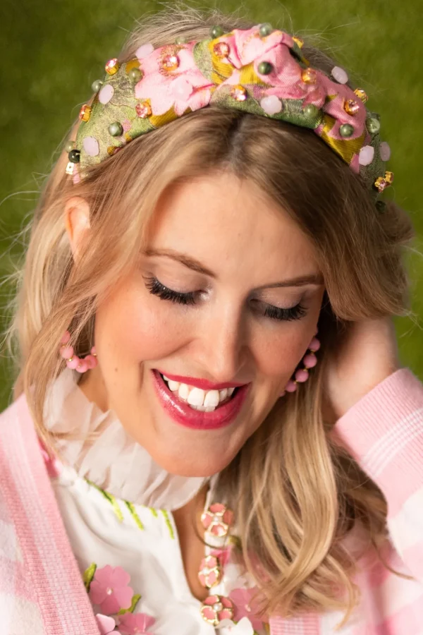Adult Size Lotus and Lilly Pads Headband-Brianna Cannon Clearance