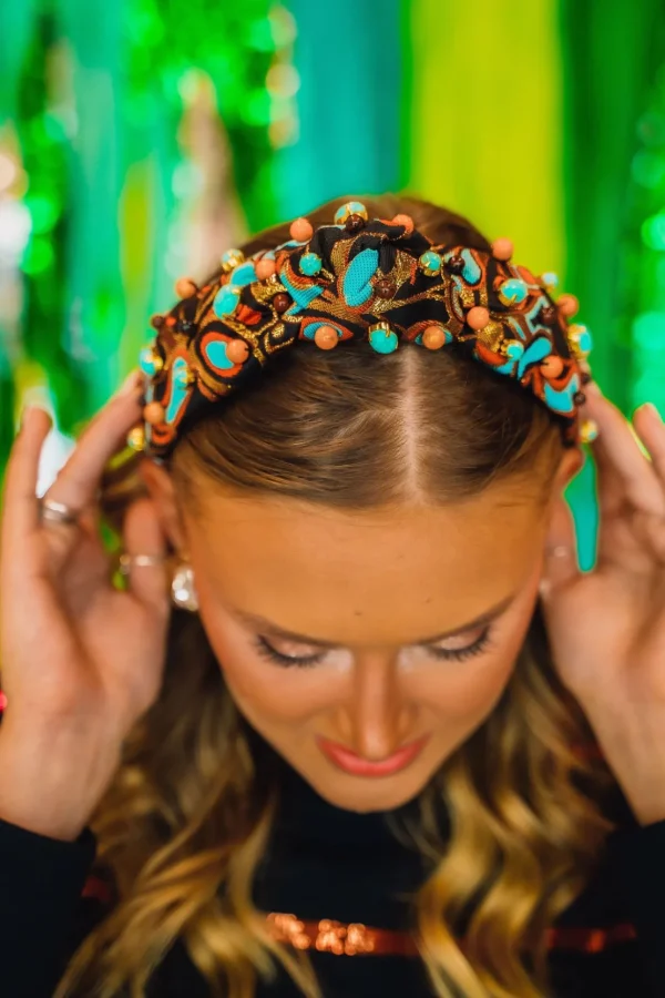 Adult Size Meadow Butterfly Headband With Cabachons-Brianna Cannon New