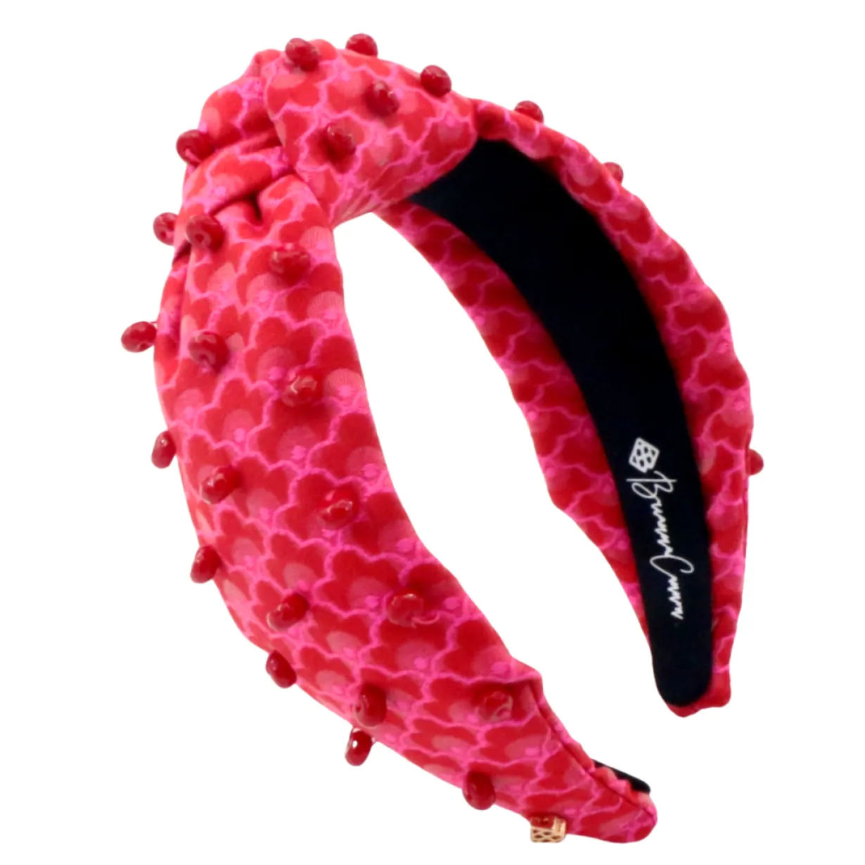 adult_size_pink_scalloped_0.webp Adult Size Pink Scalloped Headband with Pink Beads-Brianna Cannon Discount