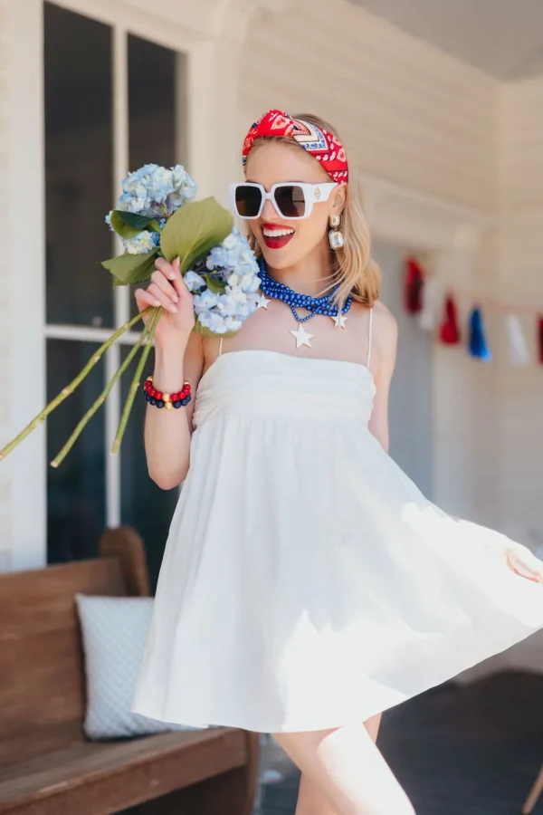 Adult Size Red Bandana Knotted Headband-Brianna Cannon New