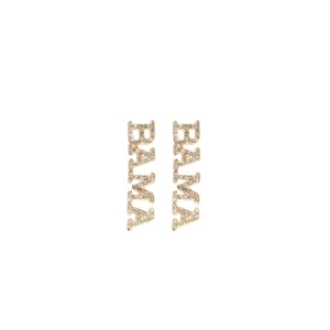 Alabama BAMA Pavé Rhinestone Stud Earrings-Brianna Cannon Online