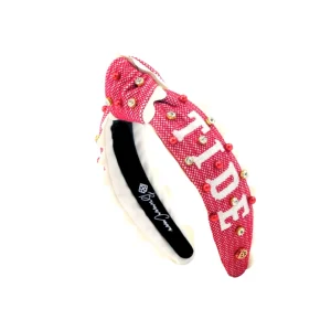 Alabama Child Size ROLL TIDE Cross Stitch Headband-Brianna Cannon Clearance