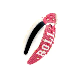 Alabama Child Size ROLL TIDE Cross Stitch Headband-Brianna Cannon Clearance