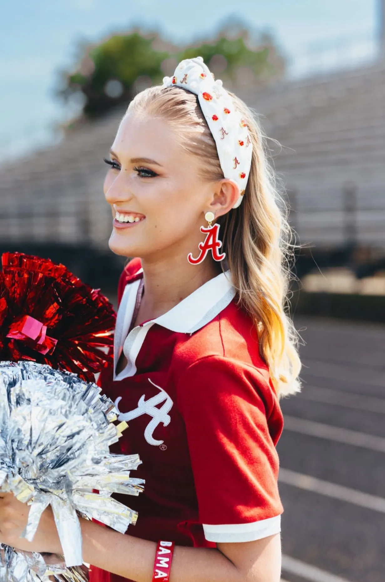 alabama_crimson__white_a__1-1.webp Alabama Crimson & White A Earrings-Brianna Cannon Online