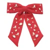 Alabama Crimson Bow Barrette-Brianna Cannon Fashion
