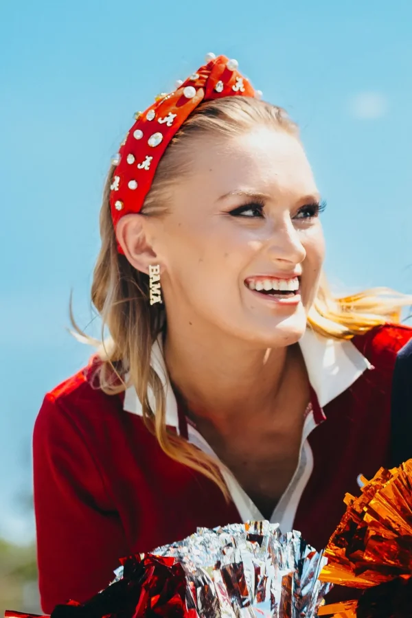 Alabama Crimson Logo Headband-Brianna Cannon Online