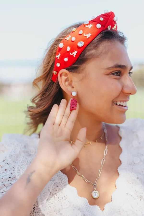 Alabama Crimson Logo Headband-Brianna Cannon Online