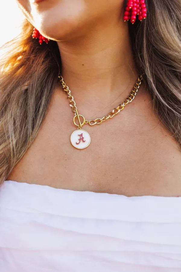 Alabama Logo Necklace-Brianna Cannon Best