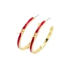 Alabama Logo Hoop Earrings-Brianna Cannon Clearance
