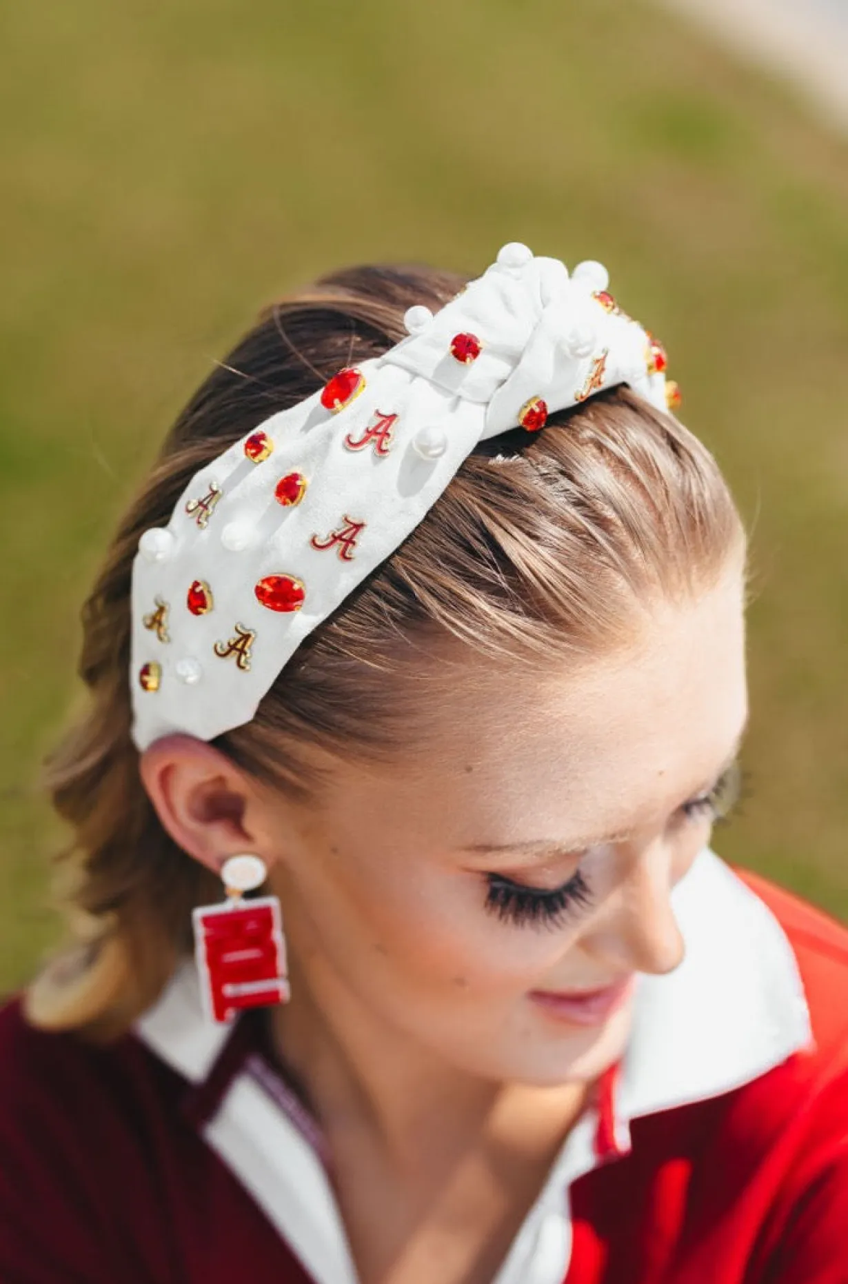 alabama_white_logo_headba_2.webp Alabama White Logo Headband-Brianna Cannon Fashion
