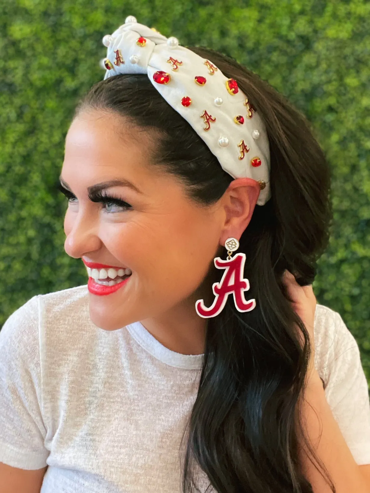 alabama_white_logo_headba_6.webp Alabama White Logo Headband-Brianna Cannon Fashion