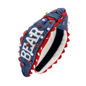 Arizona BEAR DOWN Adult Cross Stitch Headband-Brianna Cannon Discount