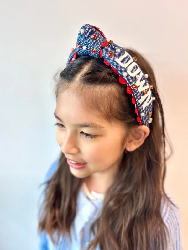 Arizona BEAR DOWN Child Cross Stitch Headband-Brianna Cannon Hot