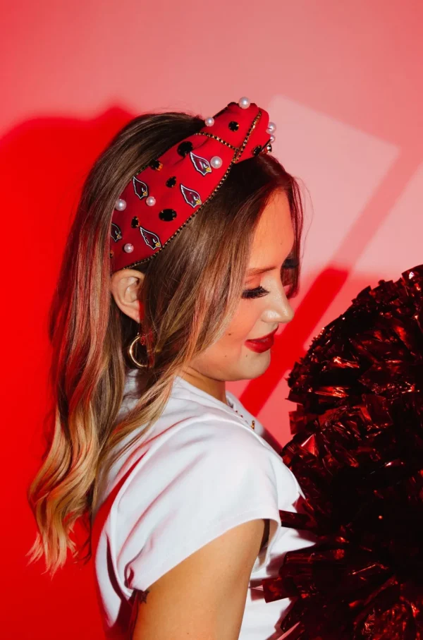 Arizona Cardinals Red Logo Headband-Brianna Cannon Best