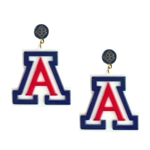 Arizona Logo Earring-Brianna Cannon Hot