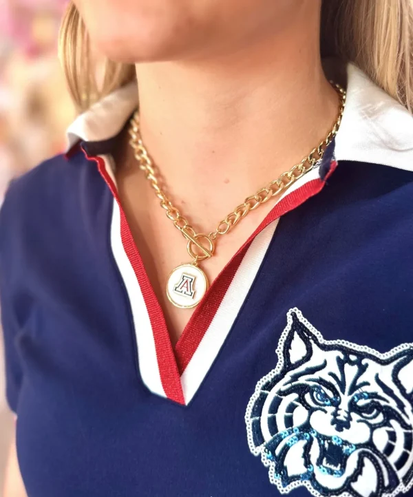 Arizona Logo Necklace-Brianna Cannon Fashion