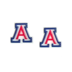 Arizona Logo Stud Earrings-Brianna Cannon Discount