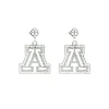 Arizona Silver Logo Earring with BC Logo-Brianna Cannon Fashion