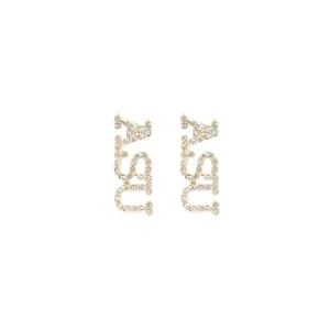 Arizona State ASU Pavé Rhinestone Stud Earrings-Brianna Cannon Online