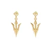 Arizona State Gold Logo Earring with BC Logo-Brianna Cannon Clearance