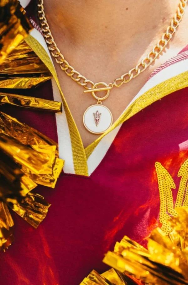 Arizona State Logo Necklace-Brianna Cannon Discount