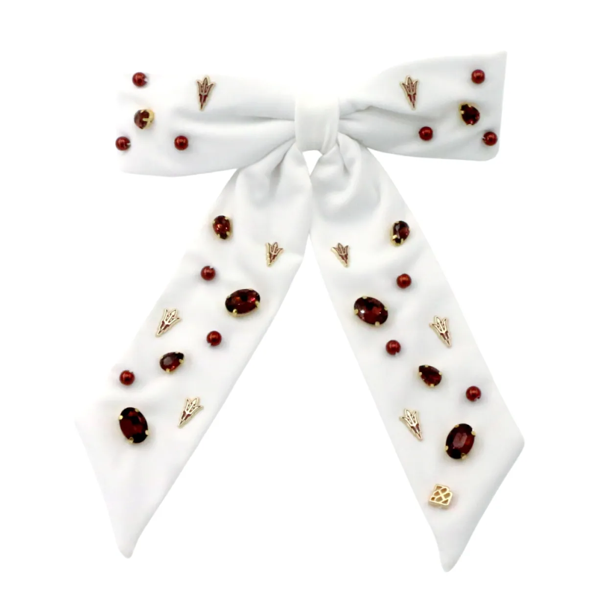 arizona_state_white_bow_b_0.webp Arizona State White Bow Barrette-Brianna Cannon Clearance