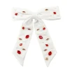 Arkansas White Bow Barrette-Brianna Cannon Clearance