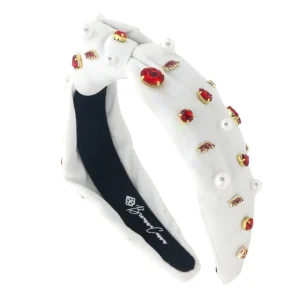 Arkansas White Logo Headband-Brianna Cannon Discount