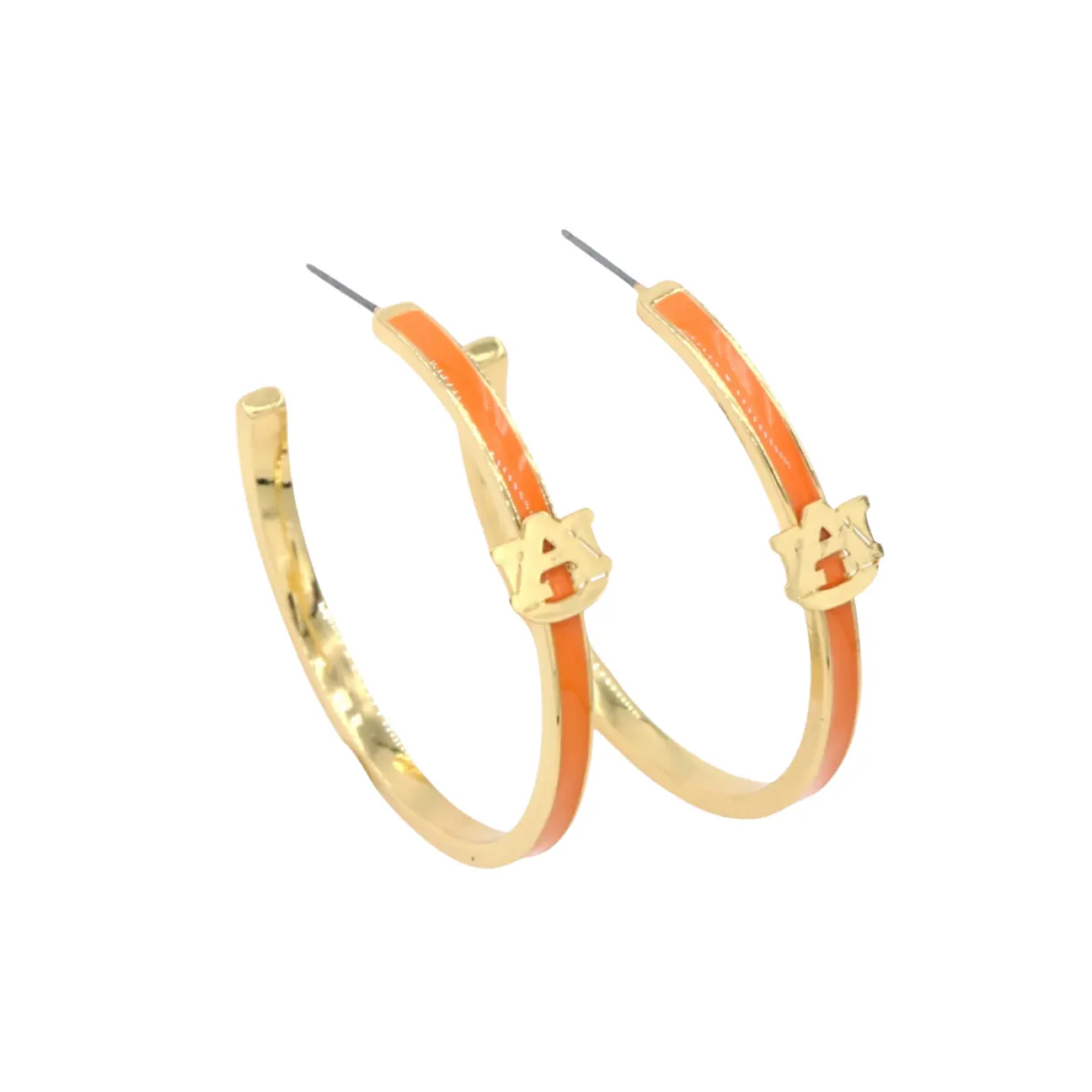 auburn_logo_hoop_earrings_0.webp Auburn Logo Hoop Earrings-Brianna Cannon Clearance