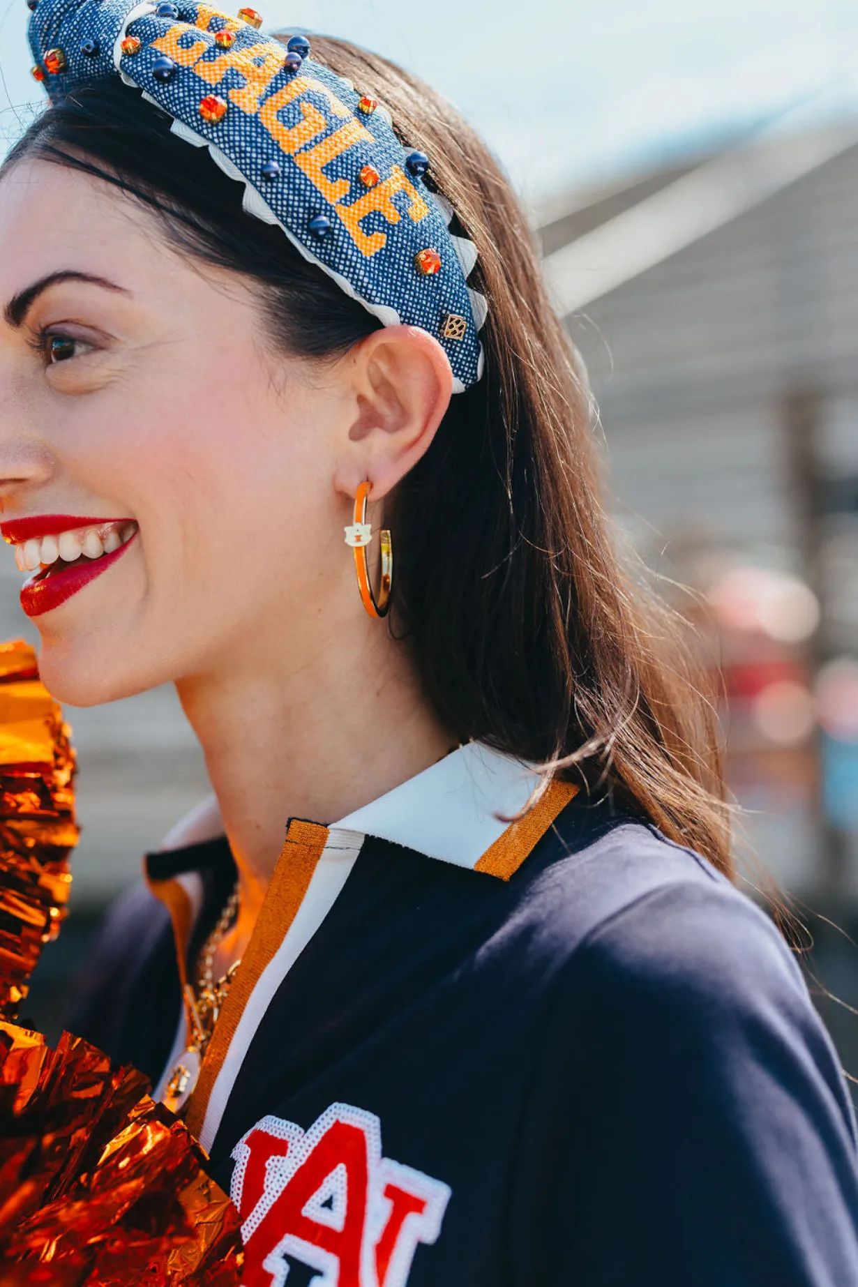 auburn_logo_hoop_earrings_1.webp Auburn Logo Hoop Earrings-Brianna Cannon Clearance