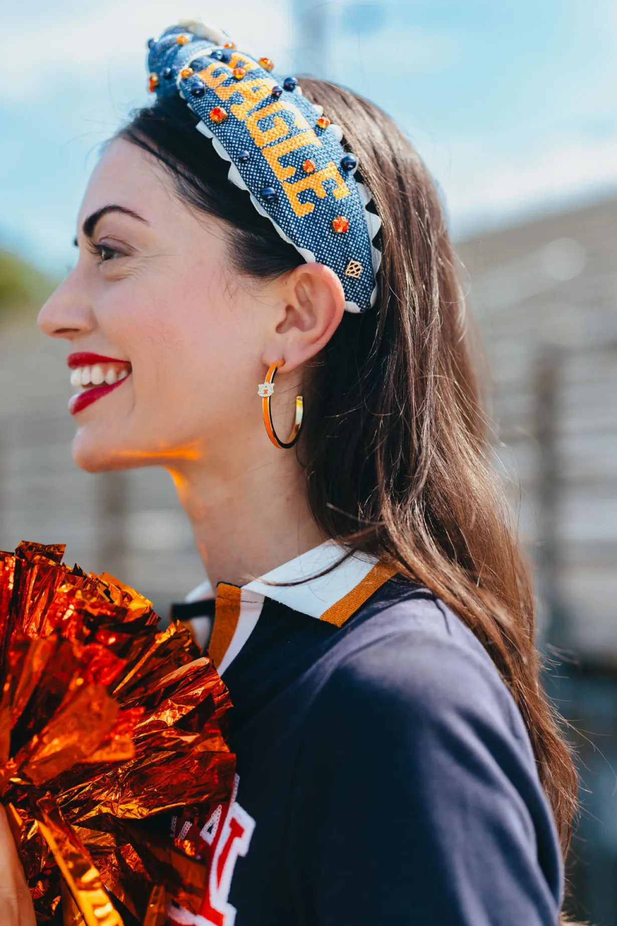 auburn_logo_hoop_earrings_2.webp Auburn Logo Hoop Earrings-Brianna Cannon Clearance