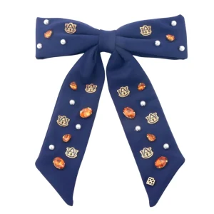 Auburn Navy Auburn Bow Barrette-Brianna Cannon Best