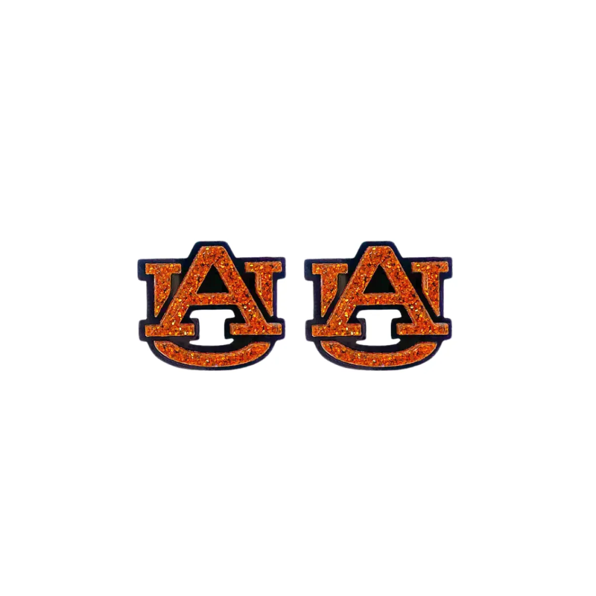auburn_orange_glitter__na_0.webp Auburn Orange Glitter & Navy AU Logo Studs-Brianna Cannon Best