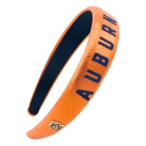 Auburn Orange Thin Embroidered Headband-Brianna Cannon Online