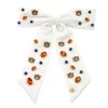 Auburn White Bow Barrette-Brianna Cannon Online