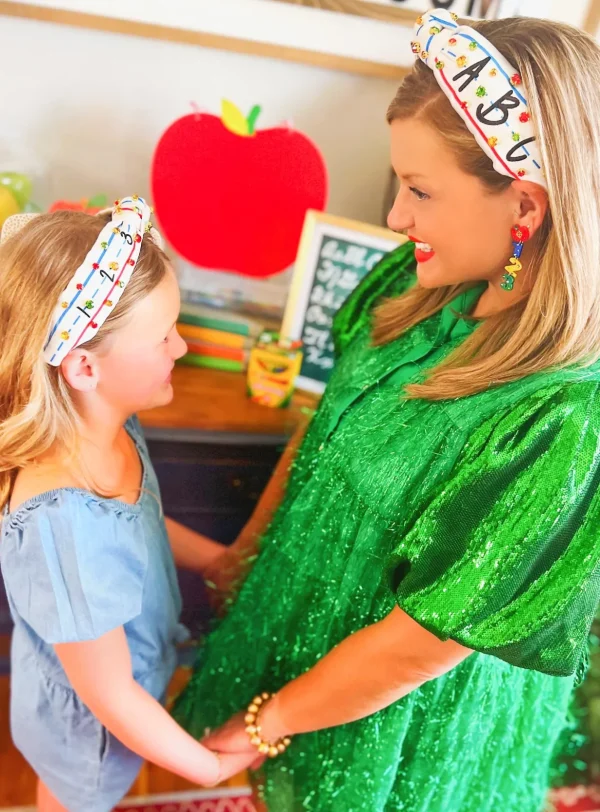 Back to School ABC 123 Earrings-Brianna Cannon Clearance