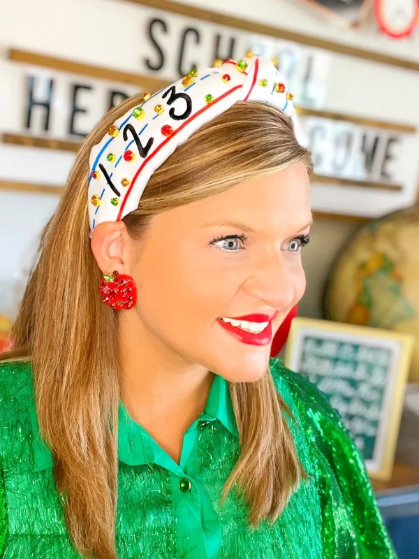 Back to School Apple Earrings-Brianna Cannon Clearance