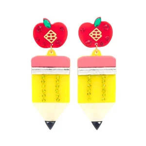 Back to School Pencil Earrings-Brianna Cannon Discount