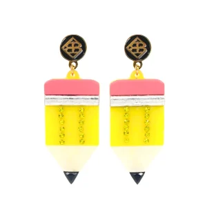 Back to School Pencil Earrings-Brianna Cannon Discount
