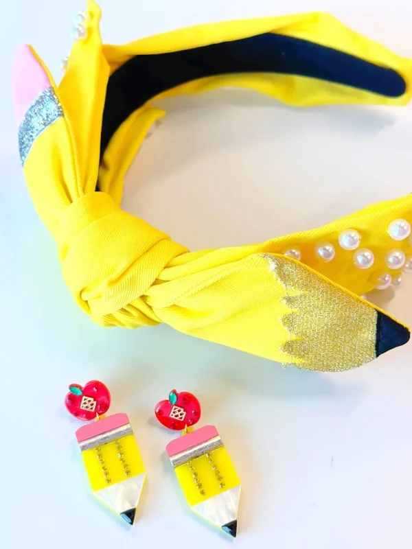 Back to School Pencil Earrings-Brianna Cannon Discount