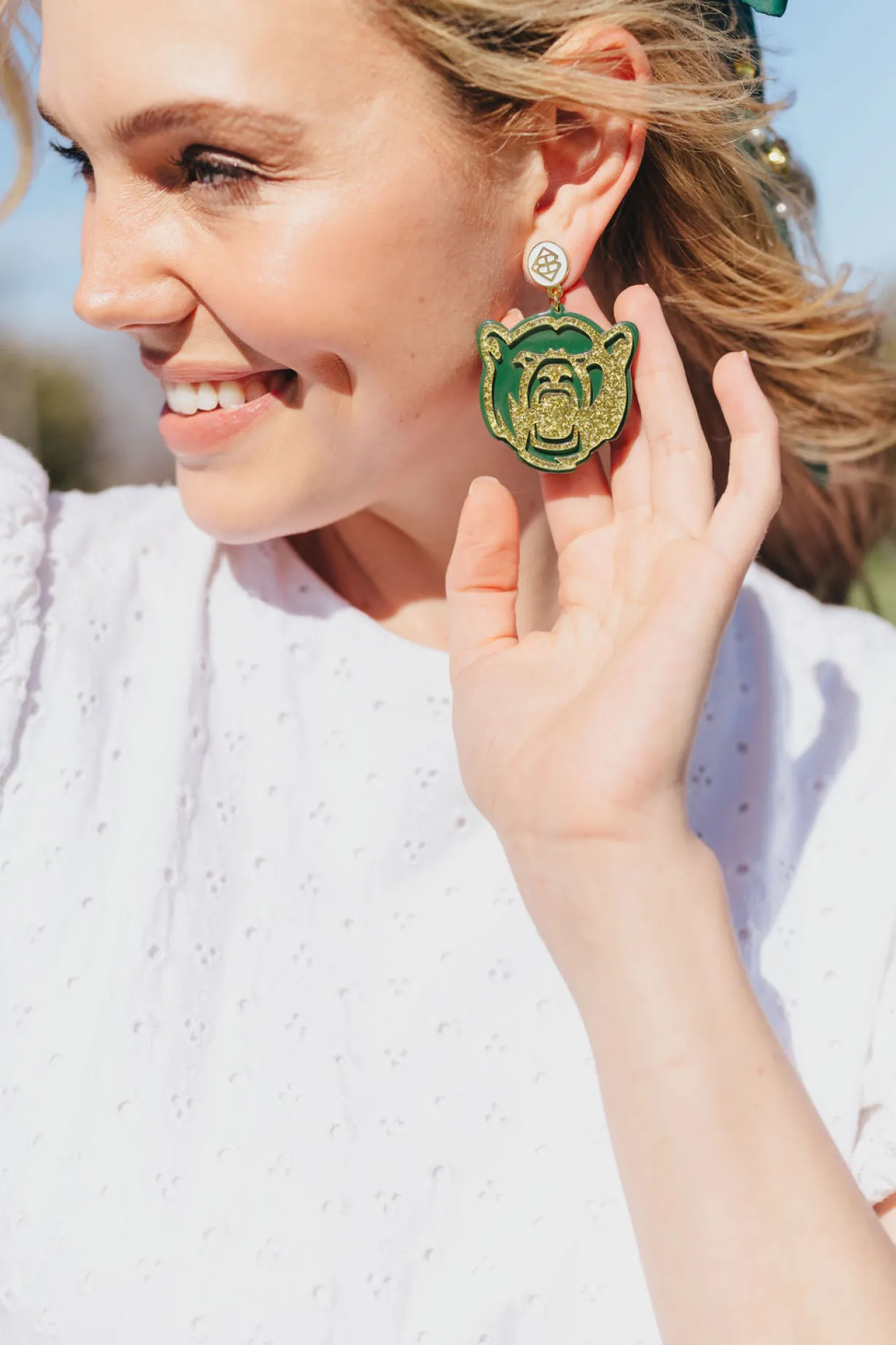baylor_bear_logo_earrings_2.webp Baylor Bear Logo Earrings-Brianna Cannon Fashion