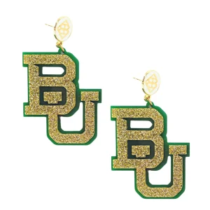 Baylor Logo Earrings-Brianna Cannon New